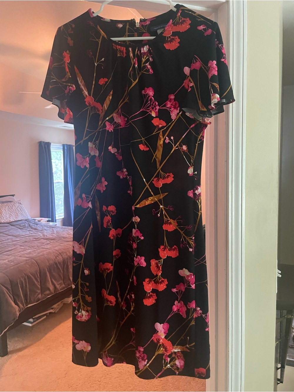 Floral wrap dress